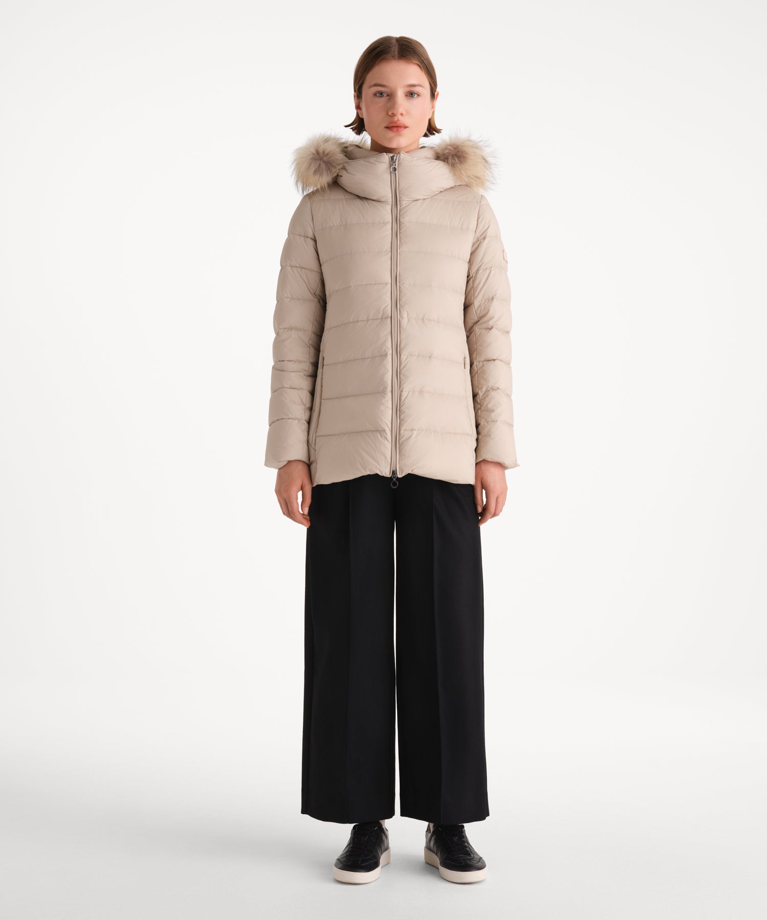 OLSAVA Mid-Length Down Jacket