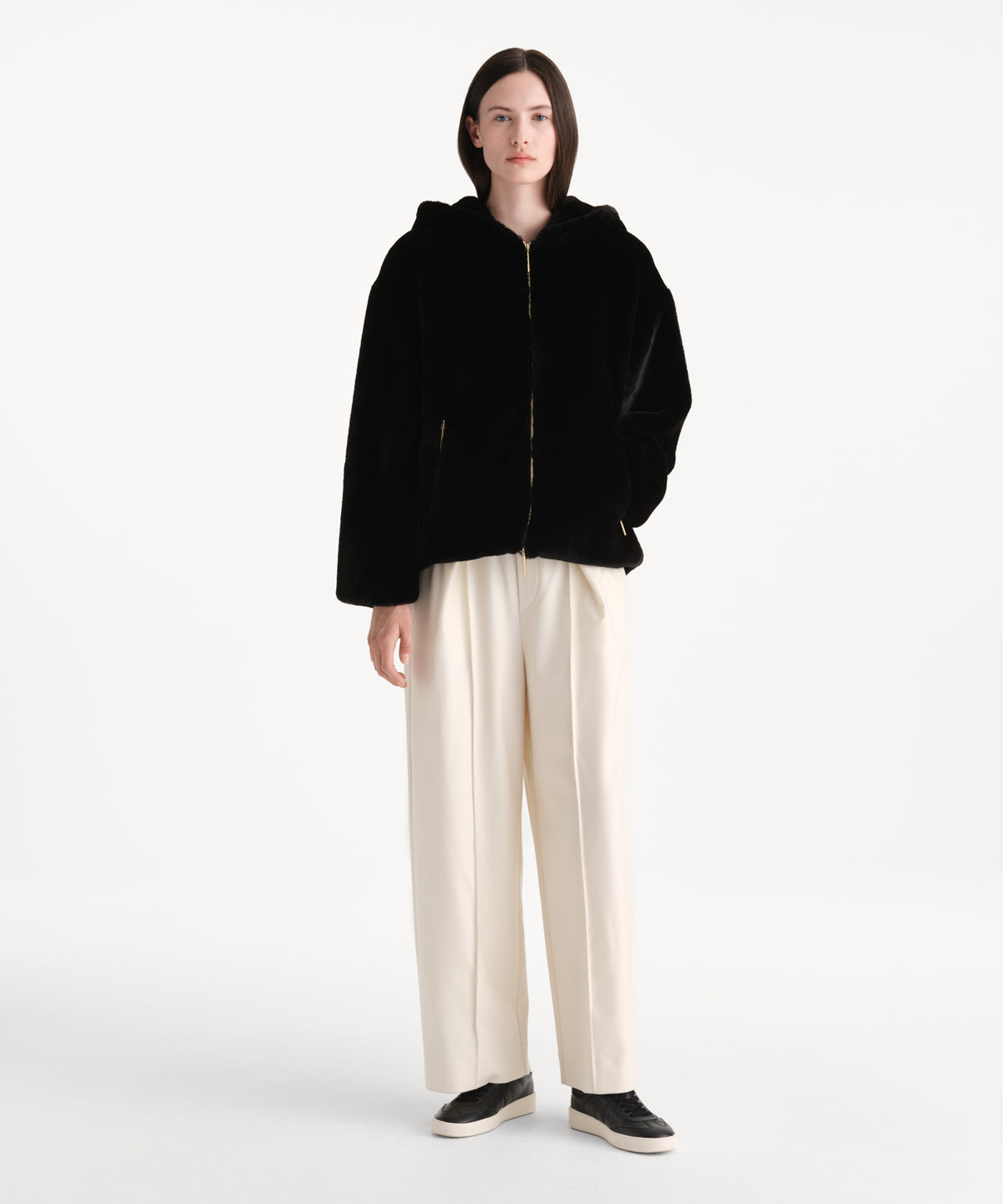 YUMOLA Faux Fur Jacket