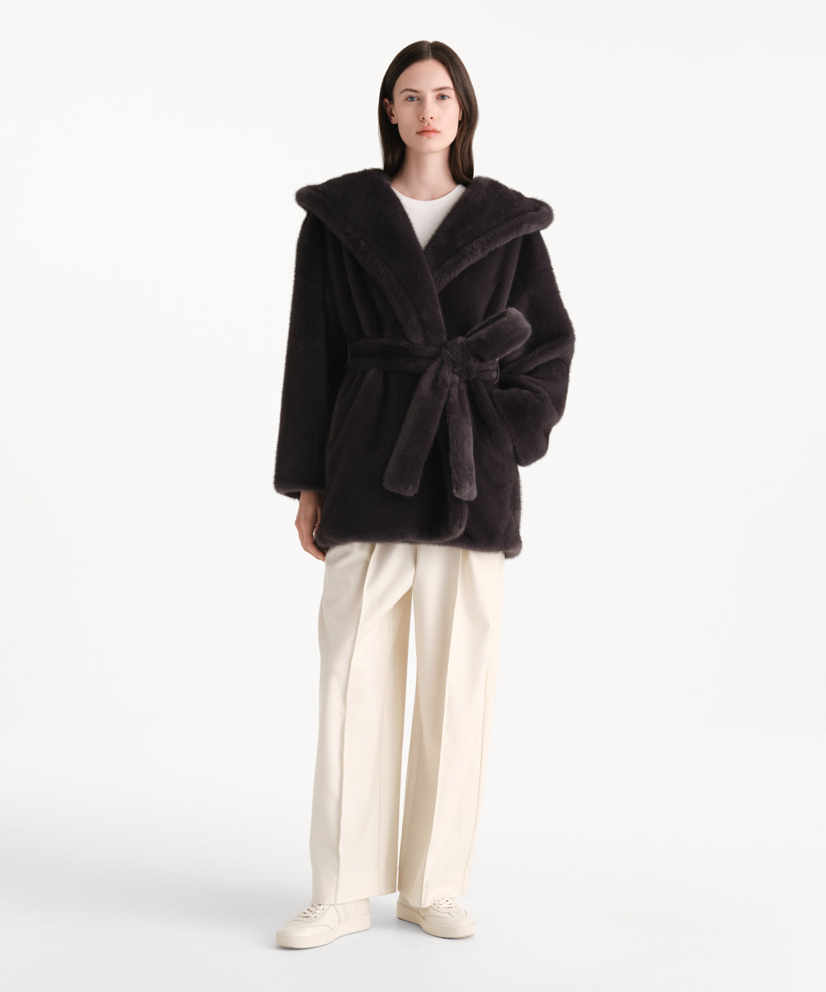 GAROUA Cappotto in ecopelliccia