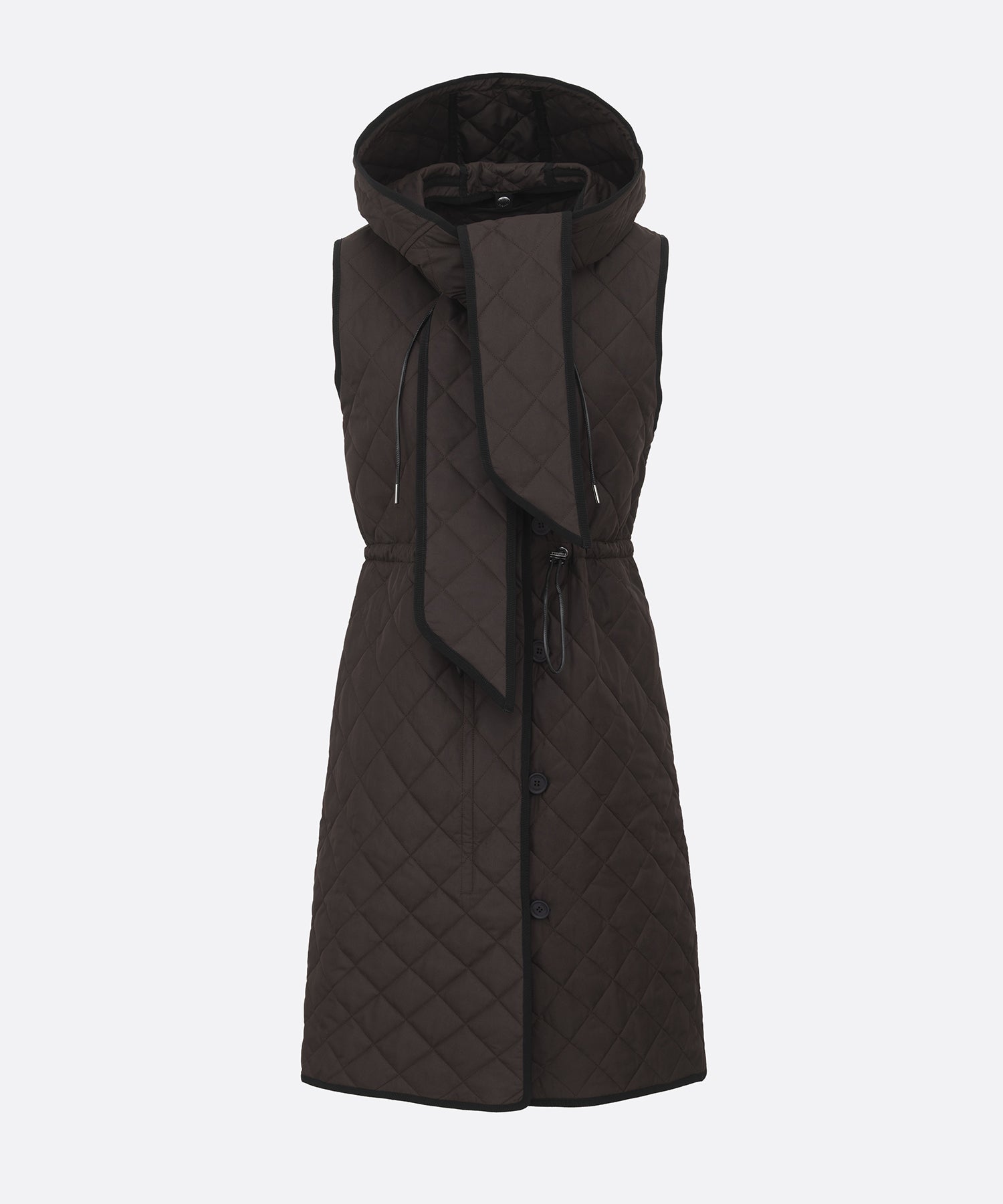 ADAJA Quilted Long Vest