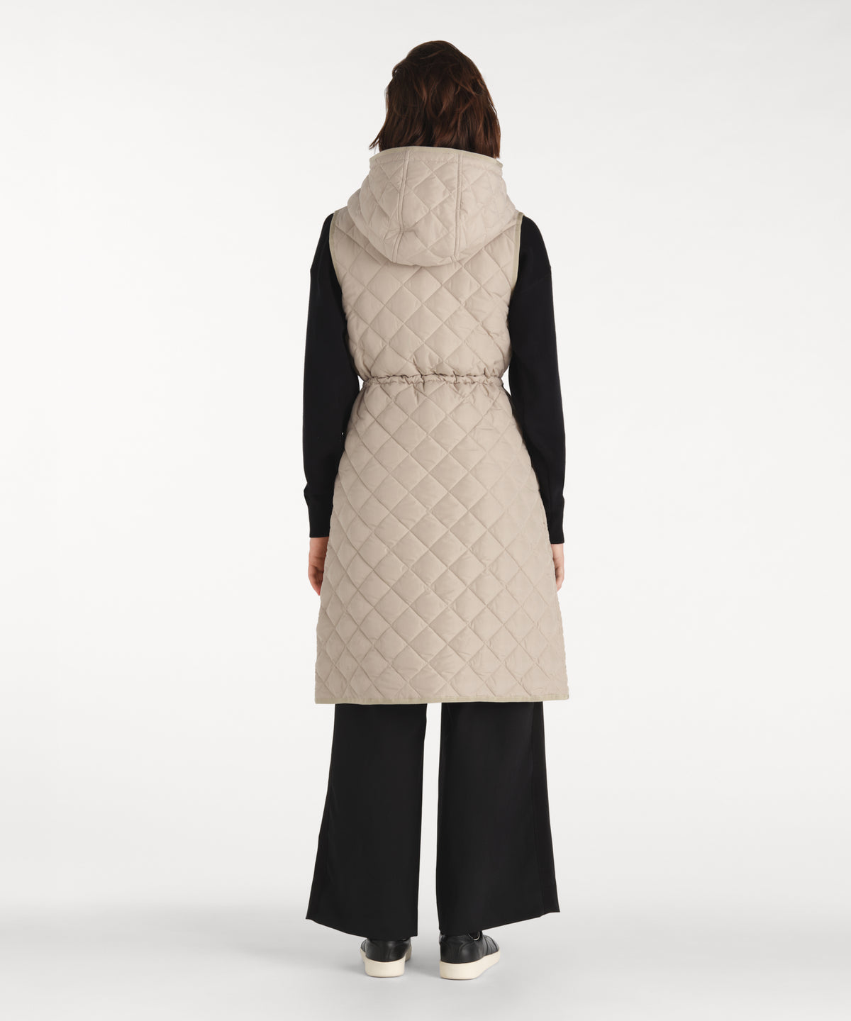 ADAJA Quilted Long Vest