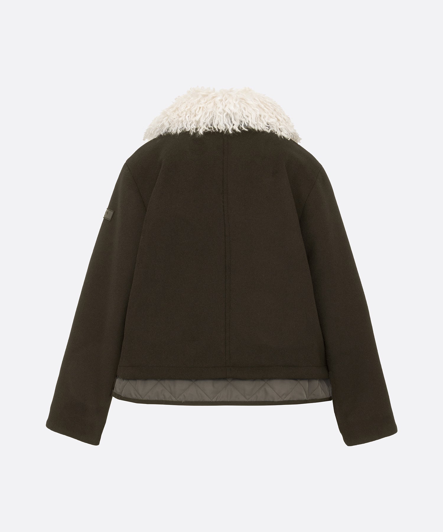 CENIA Wool Melton Short Coat