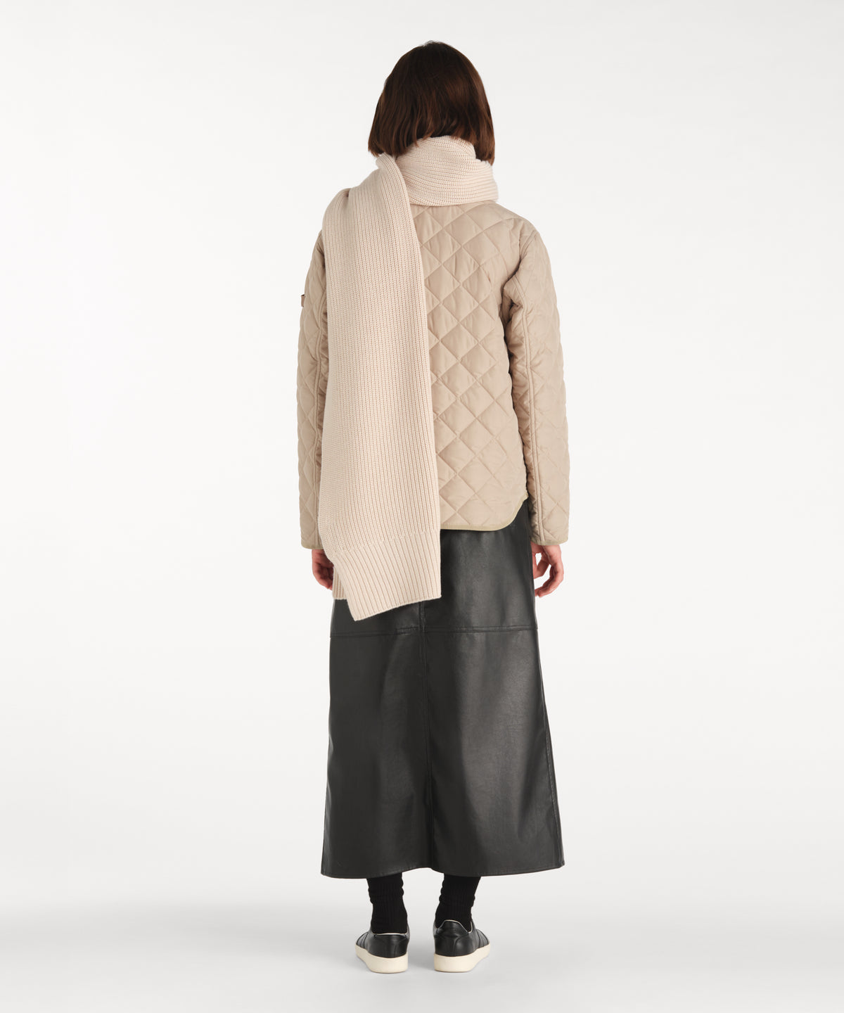TAVORA Merino Wool Knit Scarf