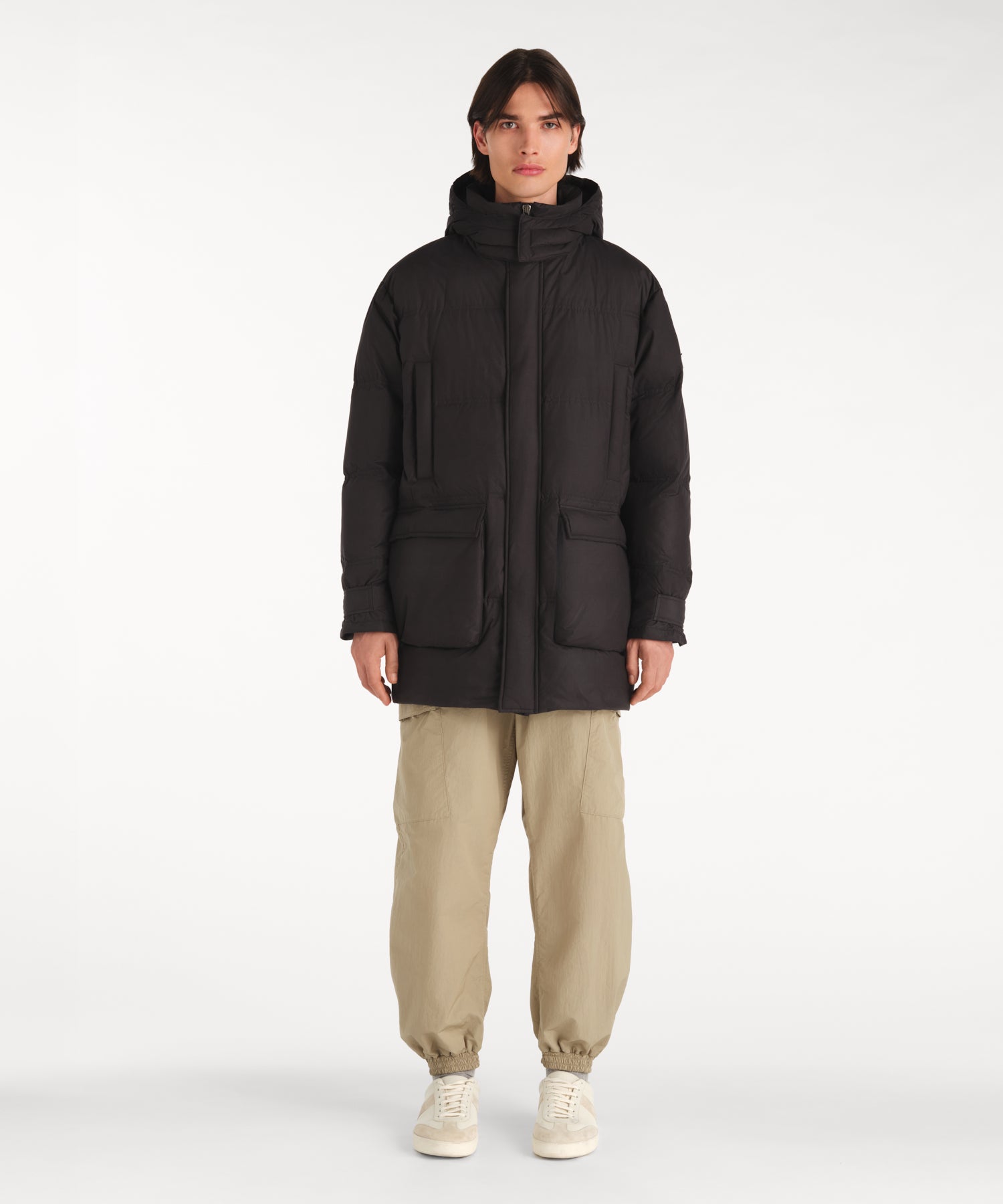 SARTHE Mid-Length Down Jacket