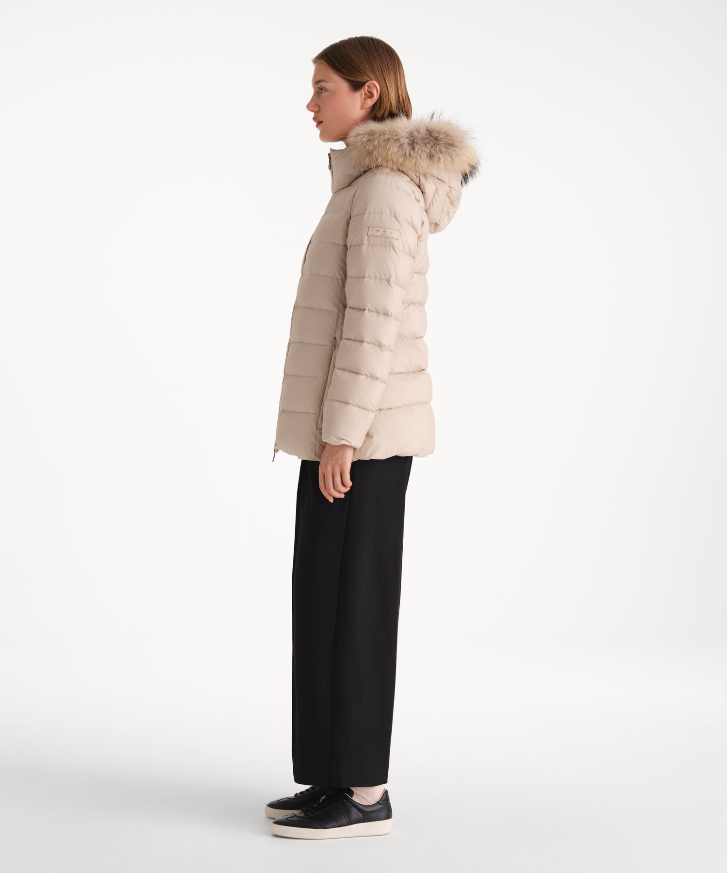 OLSAVA Mid-Length Down Jacket