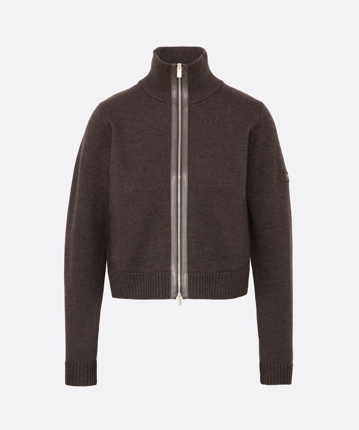 ISABA Zip-Up Knit Jacket