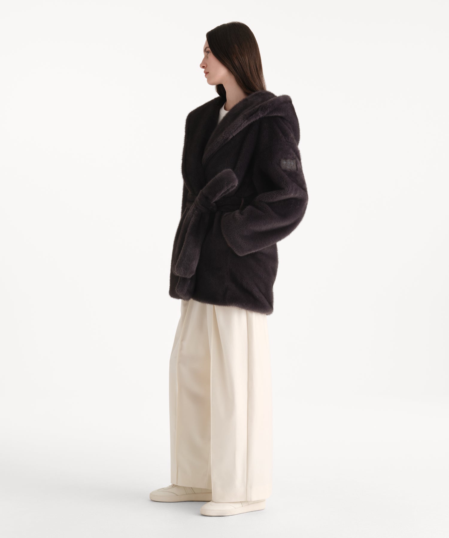 GAROUA Cappotto in ecopelliccia