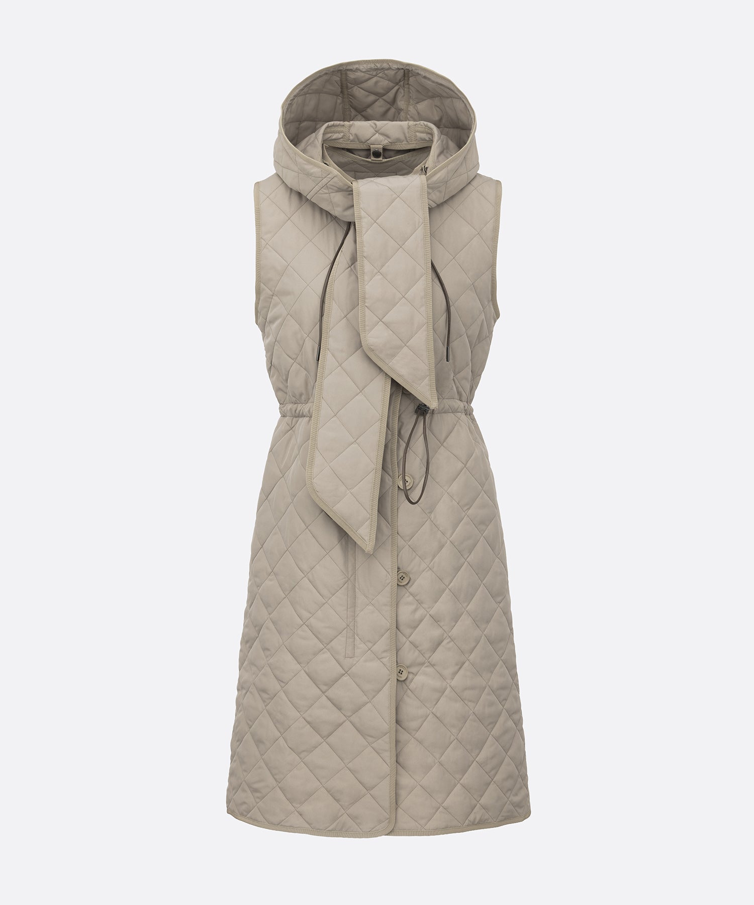 ADAJA Quilted Long Vest