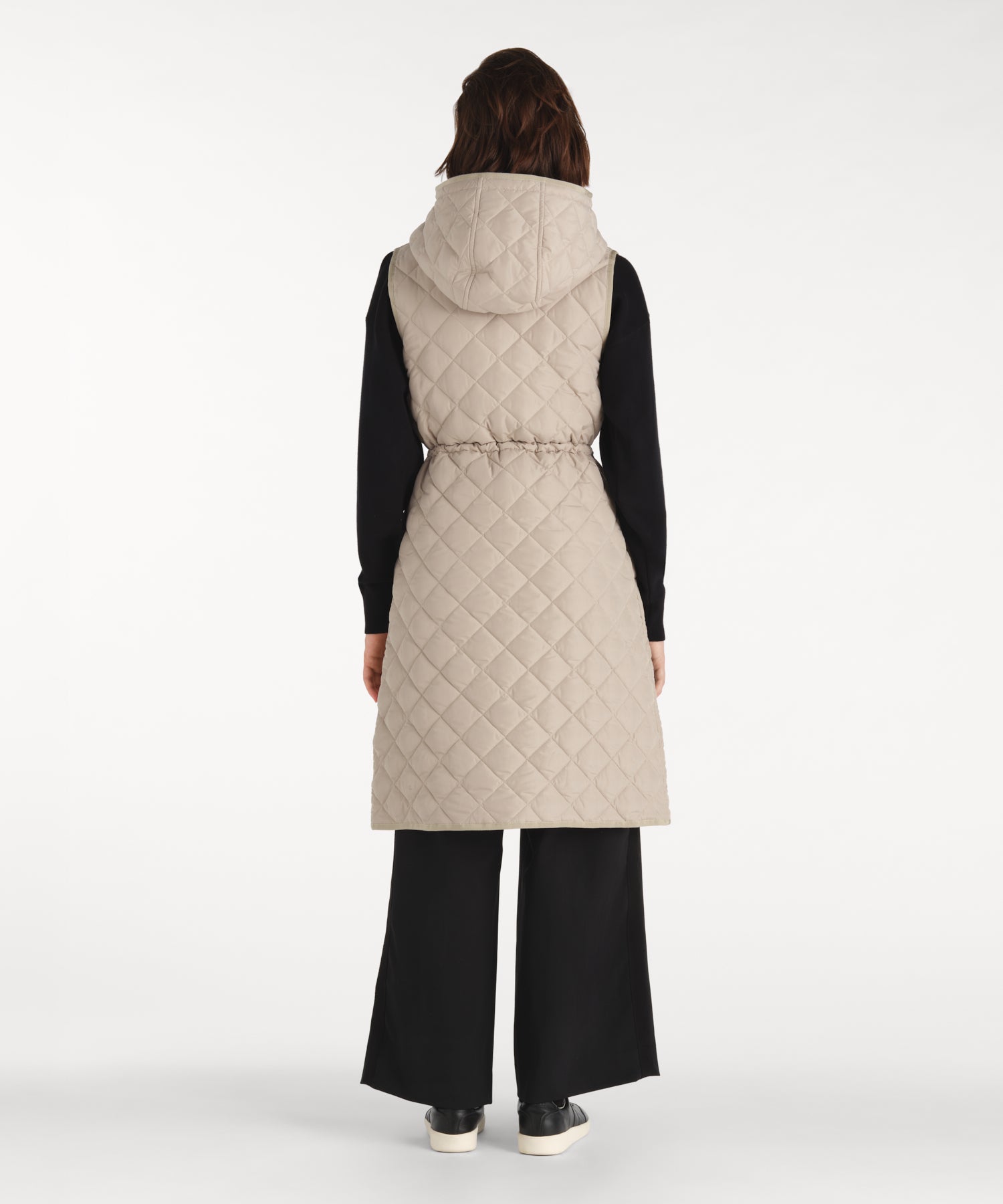 ADAJA Quilted Long Vest