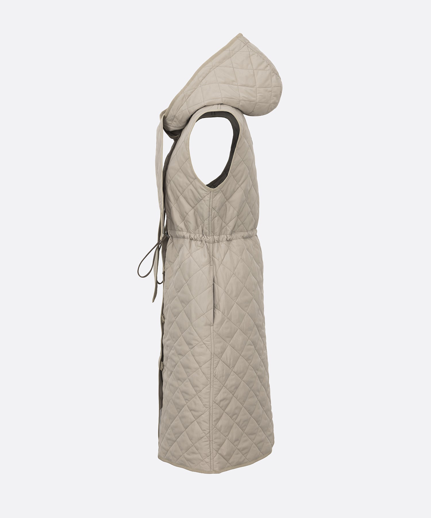 ADAJA Quilted Long Vest