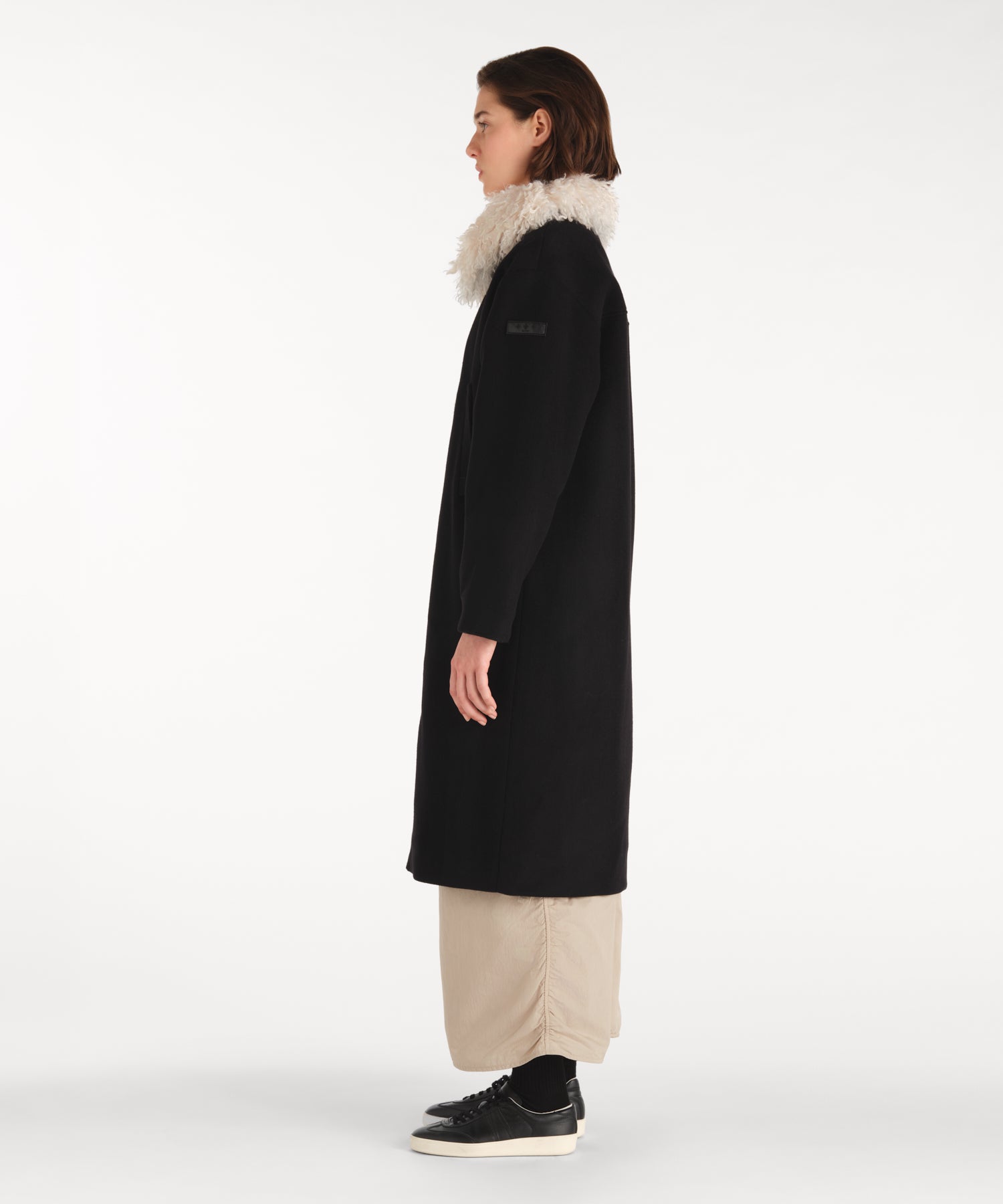 TRUBIA Wool Melton Coat