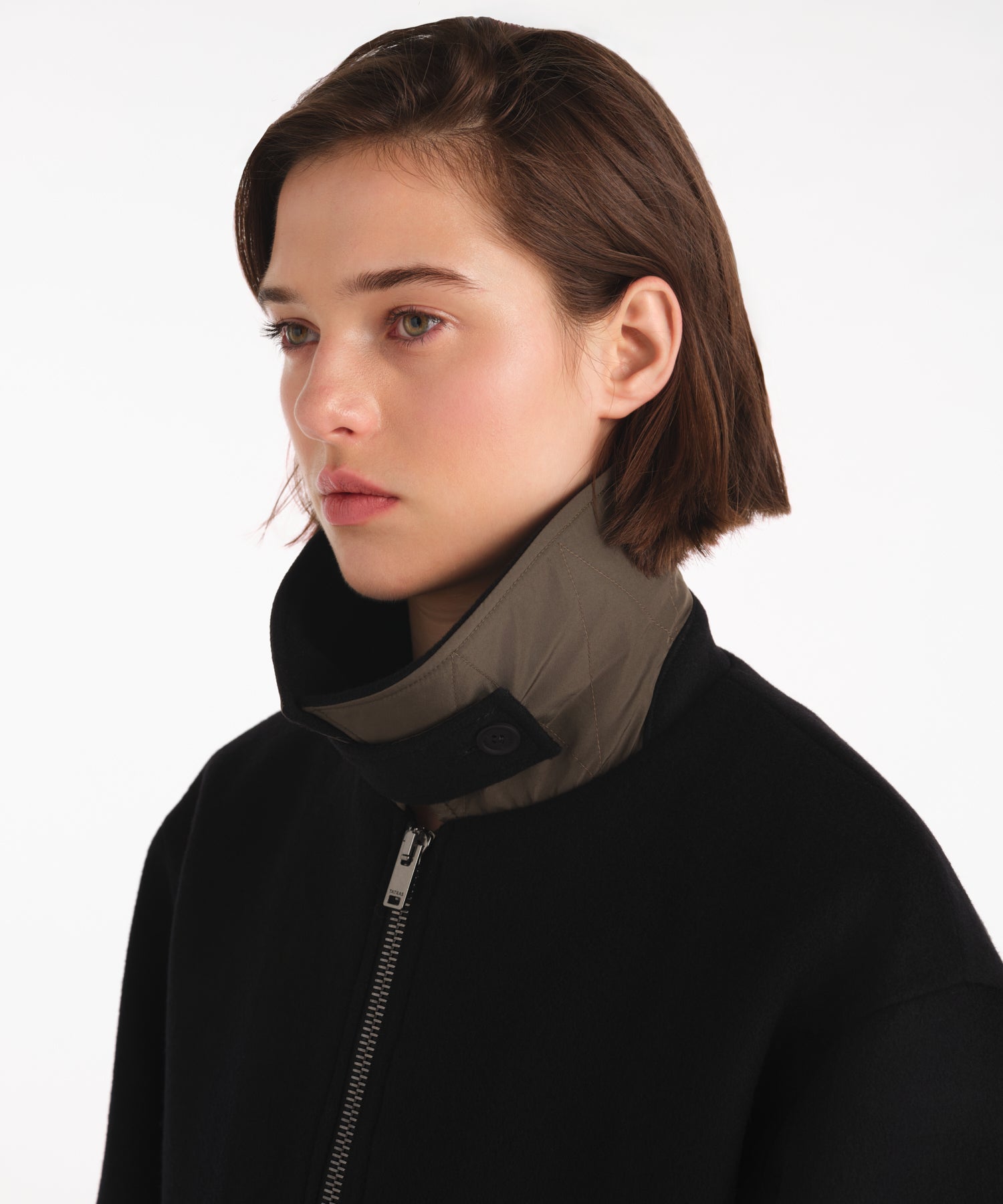 TRUBIA Wool Melton Coat