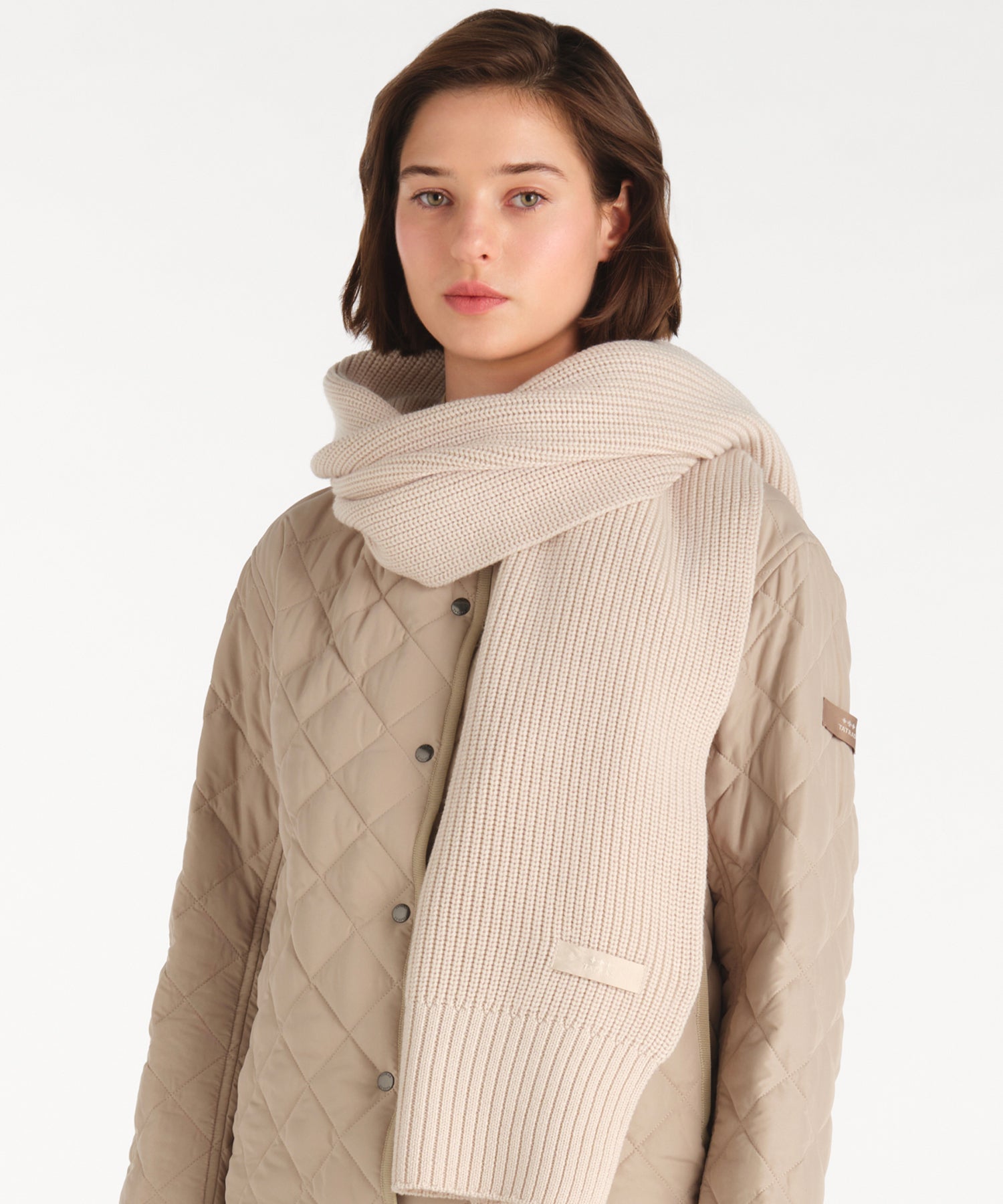 TAVORA Sciarpa in maglia di lana Merino