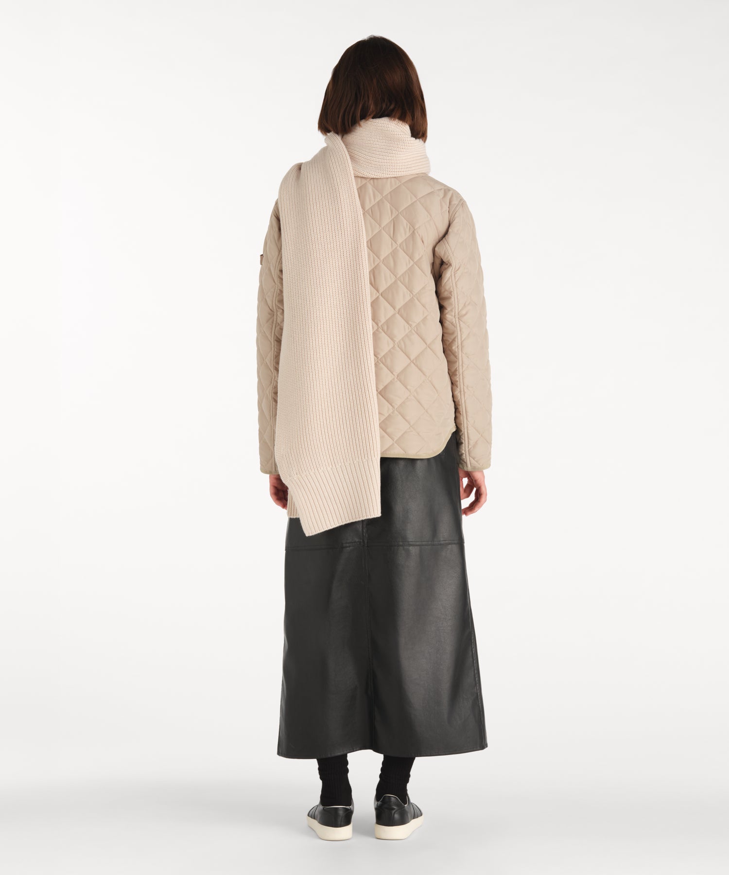 TAVORA Merino Wool Knit Scarf