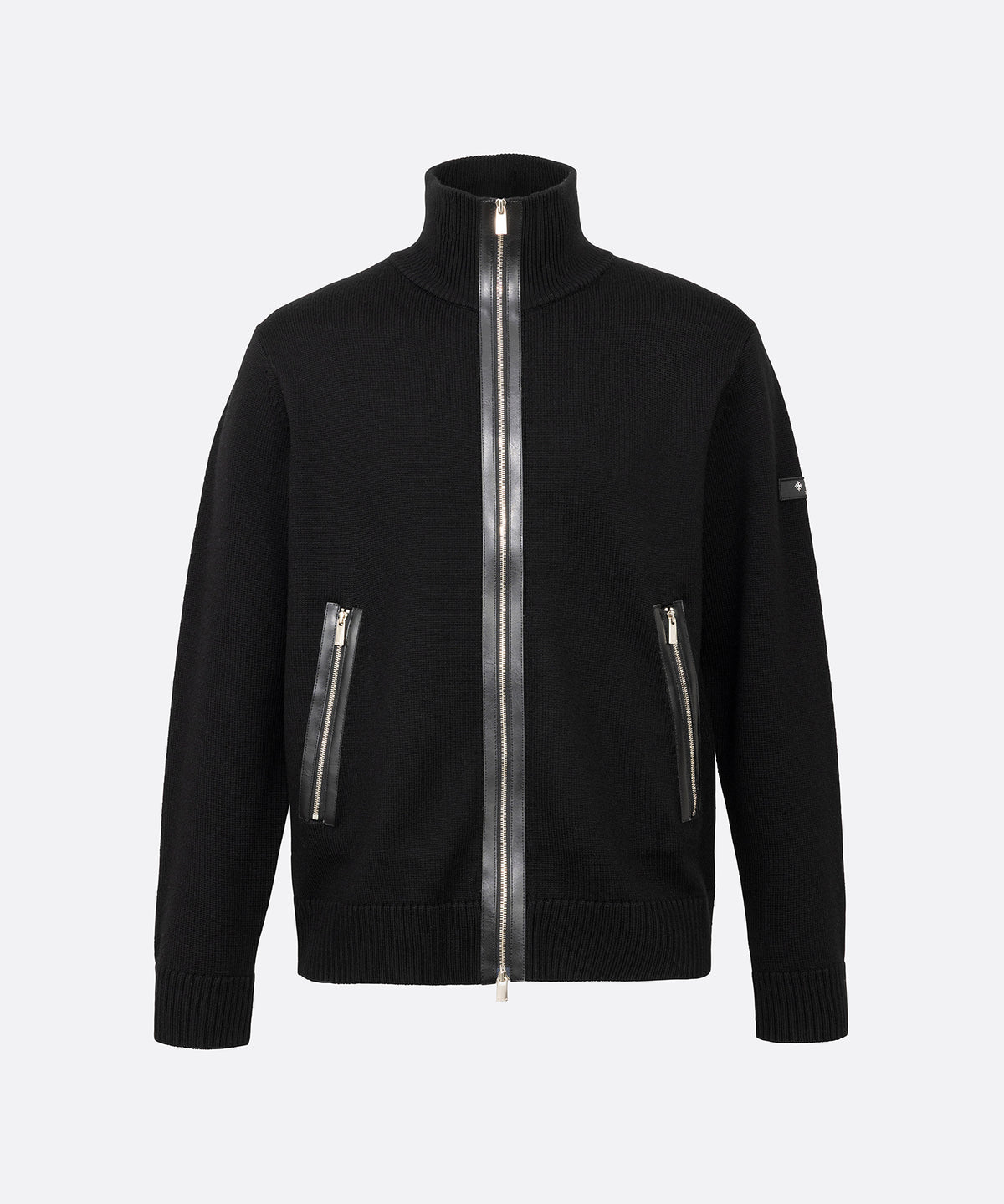 CANCALE Zip-Up Knit Jacket