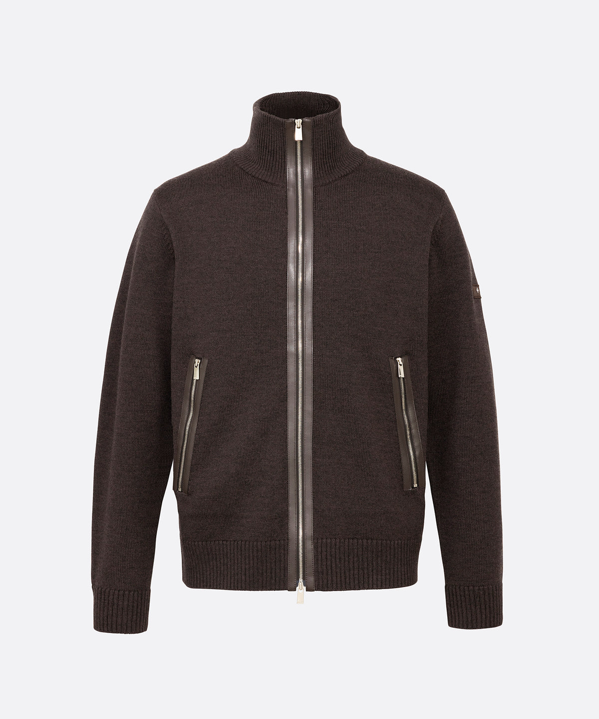 CANCALE Zip-Up Knit Jacket