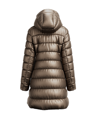 POLITEAMA Down Jacket ポリテアマ,L.BEIGE, large image number 2