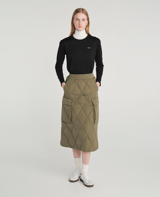 YONDON Skirt,BLACK, large image number 4