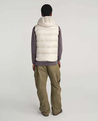 POSEIDONE Down Vest,C.GRAY, large image number 6