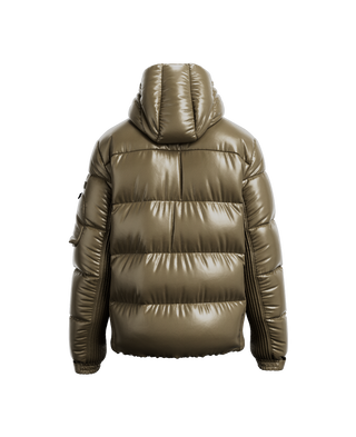 BELBO Down Jacket ベルボ,KHAKI, large image number 3