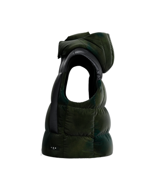 OMOTEILO Down Vest,KHAKI, large image number 2