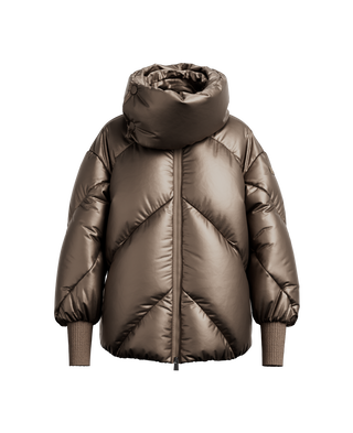 RISHA Down Jacket,L.BEIGE, large image number 0