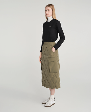 YONDON Skirt,BLACK, large image number 5