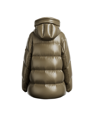 LARALITA Down Jacket ララリタ,KHAKI, large image number 2