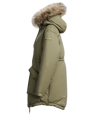 MUIDLA Down Jacket,KHAKI, large image number 2