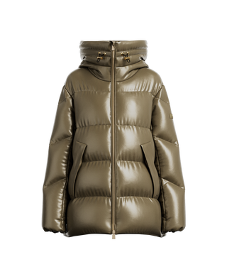 LARALITA Down Jacket ララリタ,KHAKI, large image number 0