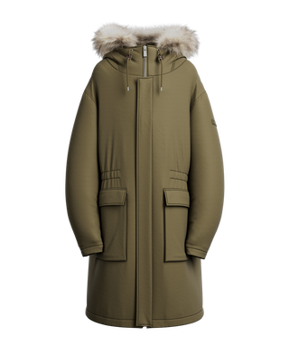 ABIO Down Coat,KHAKI, large image number 1