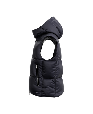 MELKO Down Vest,NAVY, large image number 1