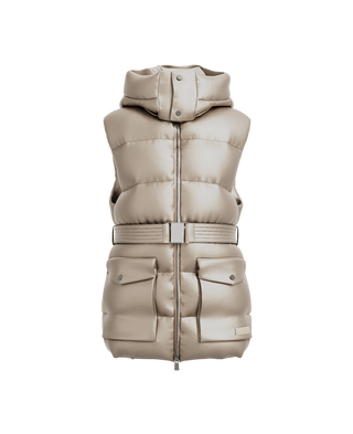 METEOLA Down Vest メテオラ,IVORY, large image number 0