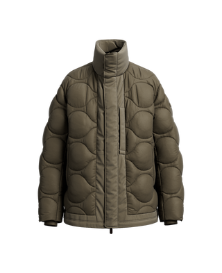 TIEON Down Jacket,KHAKI, large image number 1