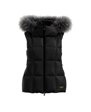 ZALAGA Down Vest ザラガ,BLACK, large image number 0