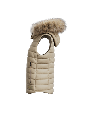 ORSIERA Down Vest,IVORY, large image number 2