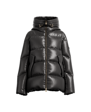 LARALI Down Jacket,BLACK, large image number 0