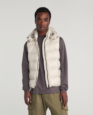 POSEIDONE Down Vest,C.GRAY, large image number 0