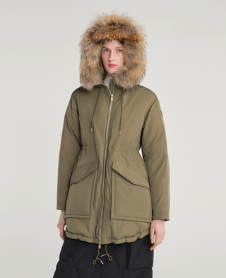 MUIDLA Down Jacket,KHAKI, large image number 0