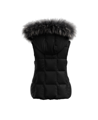 ZALAGA Down Vest ザラガ,BLACK, large image number 2