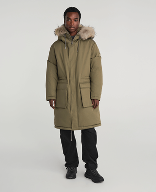 ABIO Down Coat,KHAKI, large image number 4