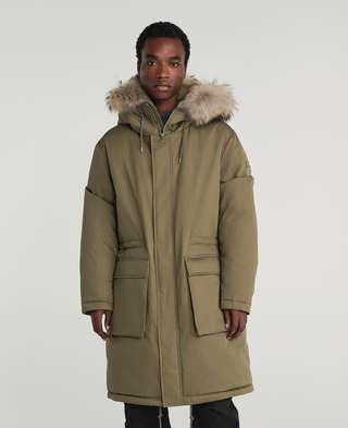 ABIO Down Coat,KHAKI, large image number 0