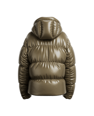 PONDORDO Down Jacket ポンドルド,KHAKI, large image number 2