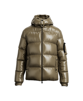 BELBO Down Jacket,KHAKI, large image number 1