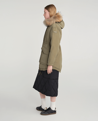 MUIDLA Down Jacket,KHAKI, large image number 5