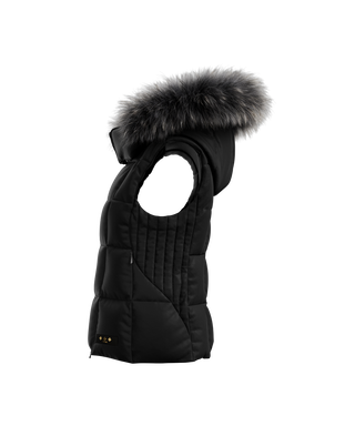 ZALAGA Down Vest ザラガ,BLACK, large image number 1