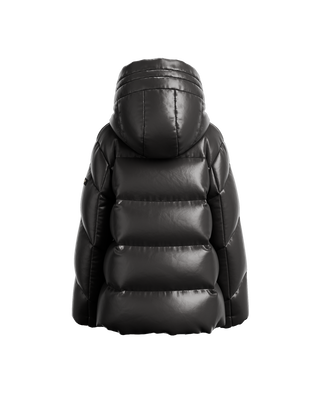 LARALI Down Jacket,BLACK, large image number 2