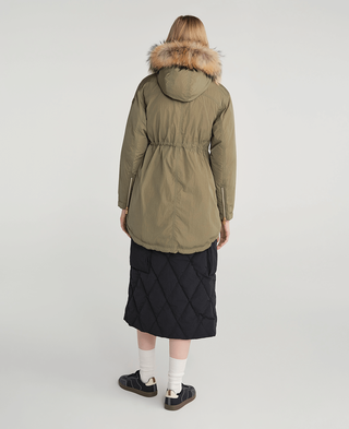 MUIDLA Down Jacket,KHAKI, large image number 6