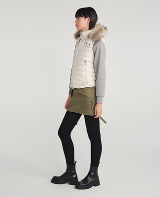 ORSIERA Down Vest,IVORY, large image number 5