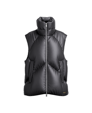 IRIS Down Vest イリス,BLACK, large image number 0